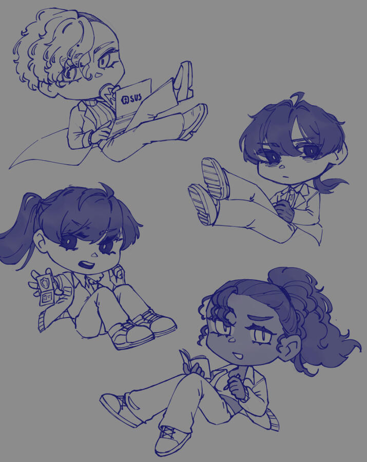 Detective au (sunflower investigations and their partners)